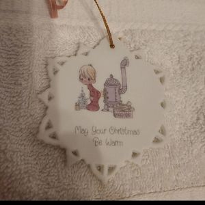 Vintage 1990 Precious Moments porcelain ornament